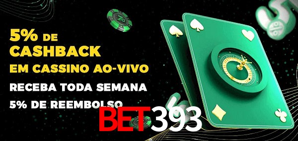 Promoções do cassino ao Vivo BET393